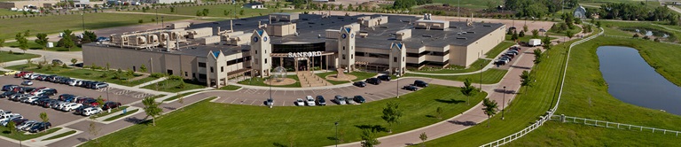 drone view of sanford building