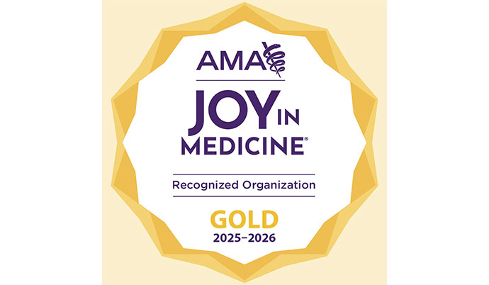 Joy in Medicine gold award.