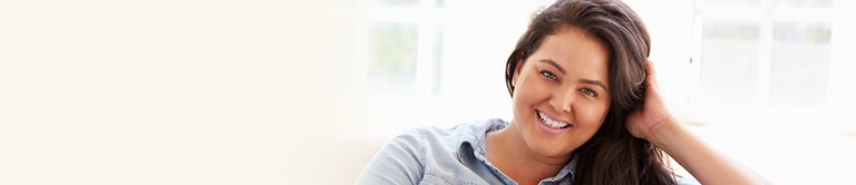 woman smiling
